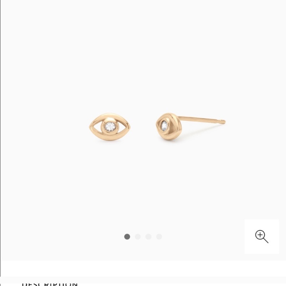 Mejuri Evil Eye Stud Earrings